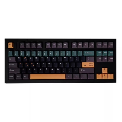 Resonance 104+25 Full PBT Dye-subbed Keycaps Set for Cherry MX Mechanical Gaming Keyboard